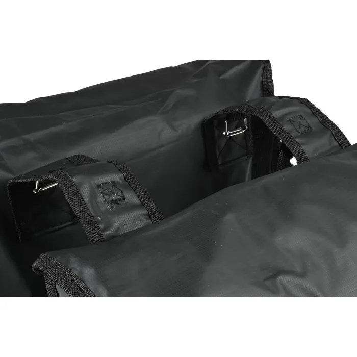 014110 Fietstas dubbel 35 ltr bisonyl mat zwart