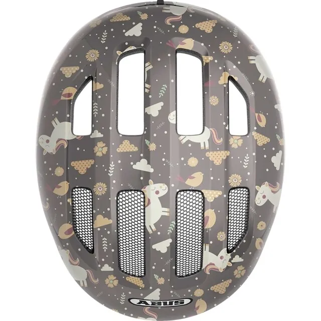 ABUS FIETSHELM SMILEY 3.0 GREY HORSE   MAAT M