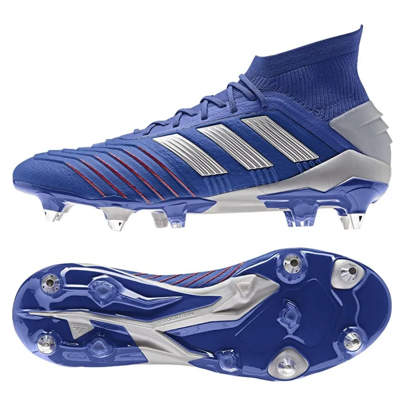 Adidas Predator 19.1 Sg M BC0312 voetbalschoenen blauw blauw