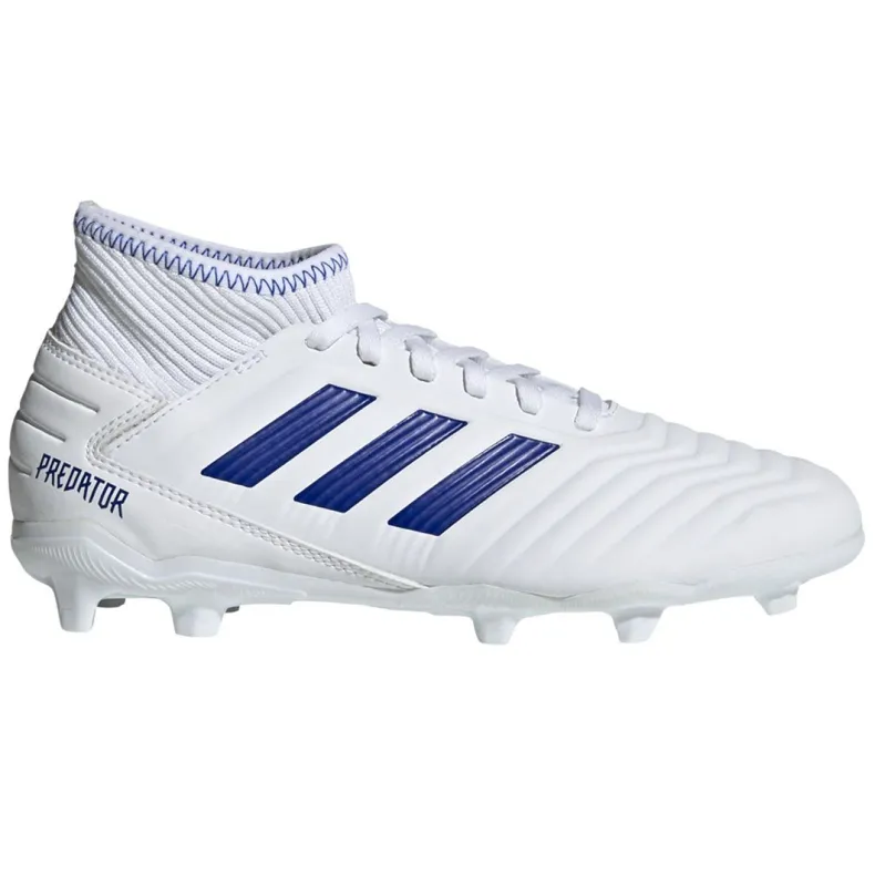 Adidas Predator 19.3 Fg Jr CM8535 voetbalschoenen veelkleurig wit