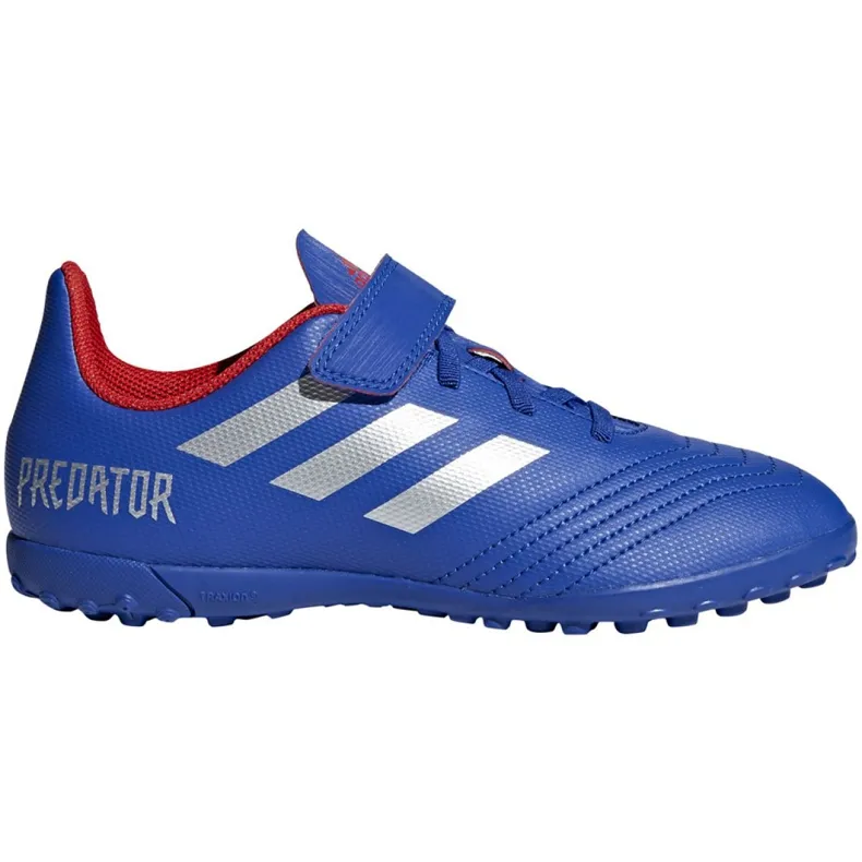 Adidas Predator 19.4 Tf Jr CM8559 voetbalschoenen blauw blauw