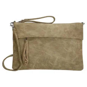 Beagles Clutch / Schoudertas Olijf Groen