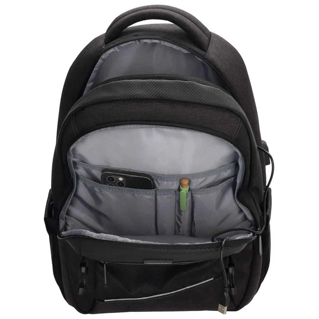 BEAGLES ORIGINALS BUSINESS ORIGINALS LAPTOPRUGZAK  15,6 INCH  DONKERGRIJS