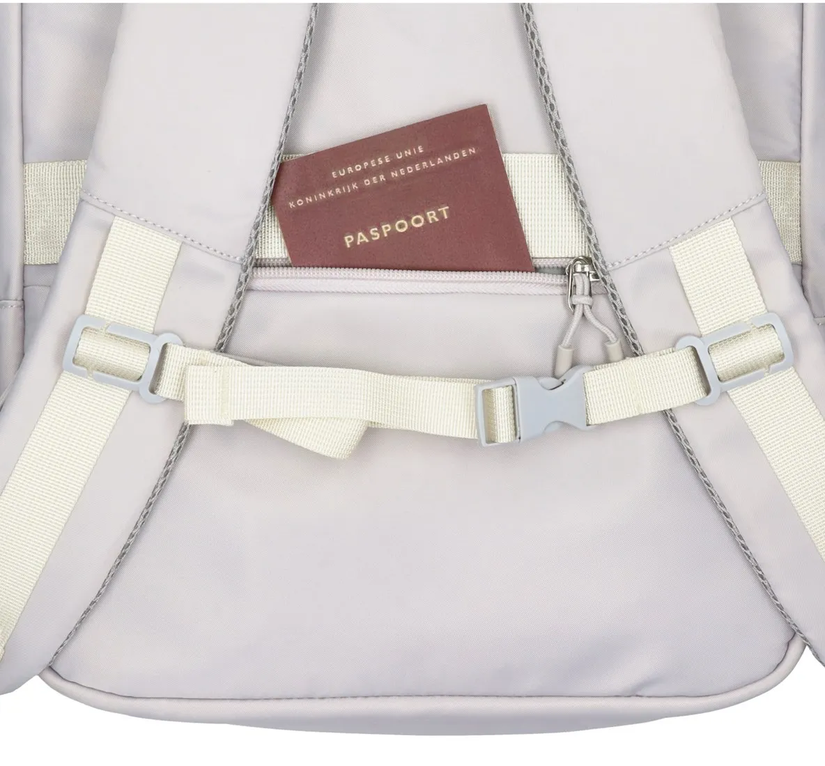 BEAGLES ORIGINALS CHIBA LAPTOP RUGZAK  15, 6 INCH  LICHTGRIJS