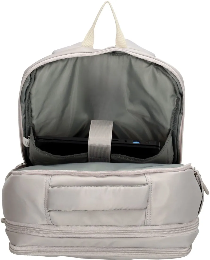 BEAGLES ORIGINALS CHIBA LAPTOP RUGZAK  15, 6 INCH  LICHTGRIJS