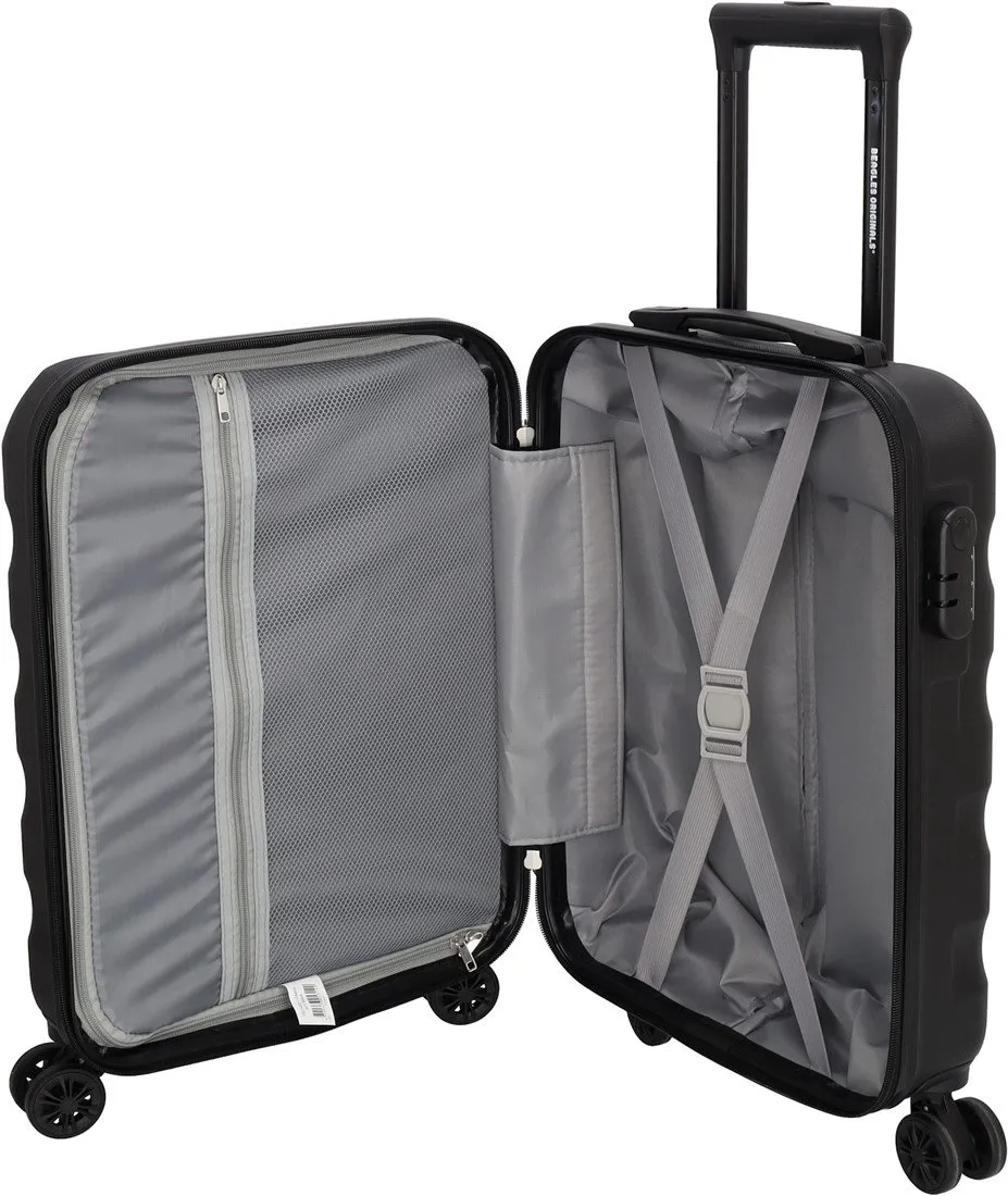 BEAGLES ORIGINALS GO TRAVEL HANDBAGAGE KOFFER  55 CM  30 LITER  ZWART