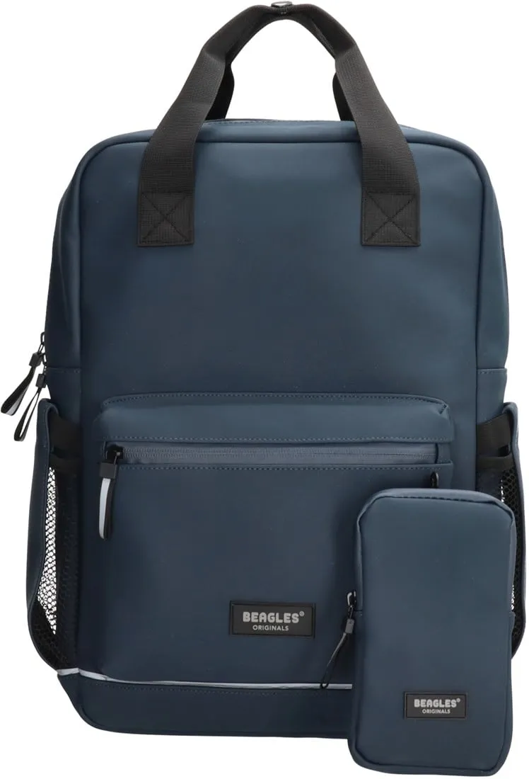 BEAGLES ORIGINALS WATERPROOF ORIGINALS LAPTOPRUGZAK  14 INCH  BLAUW