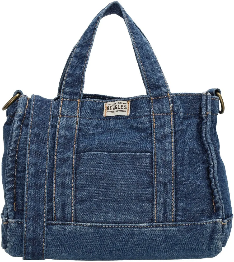 BEAGLES TEJEDA MINI HANDTAS  JEANSBLAUW