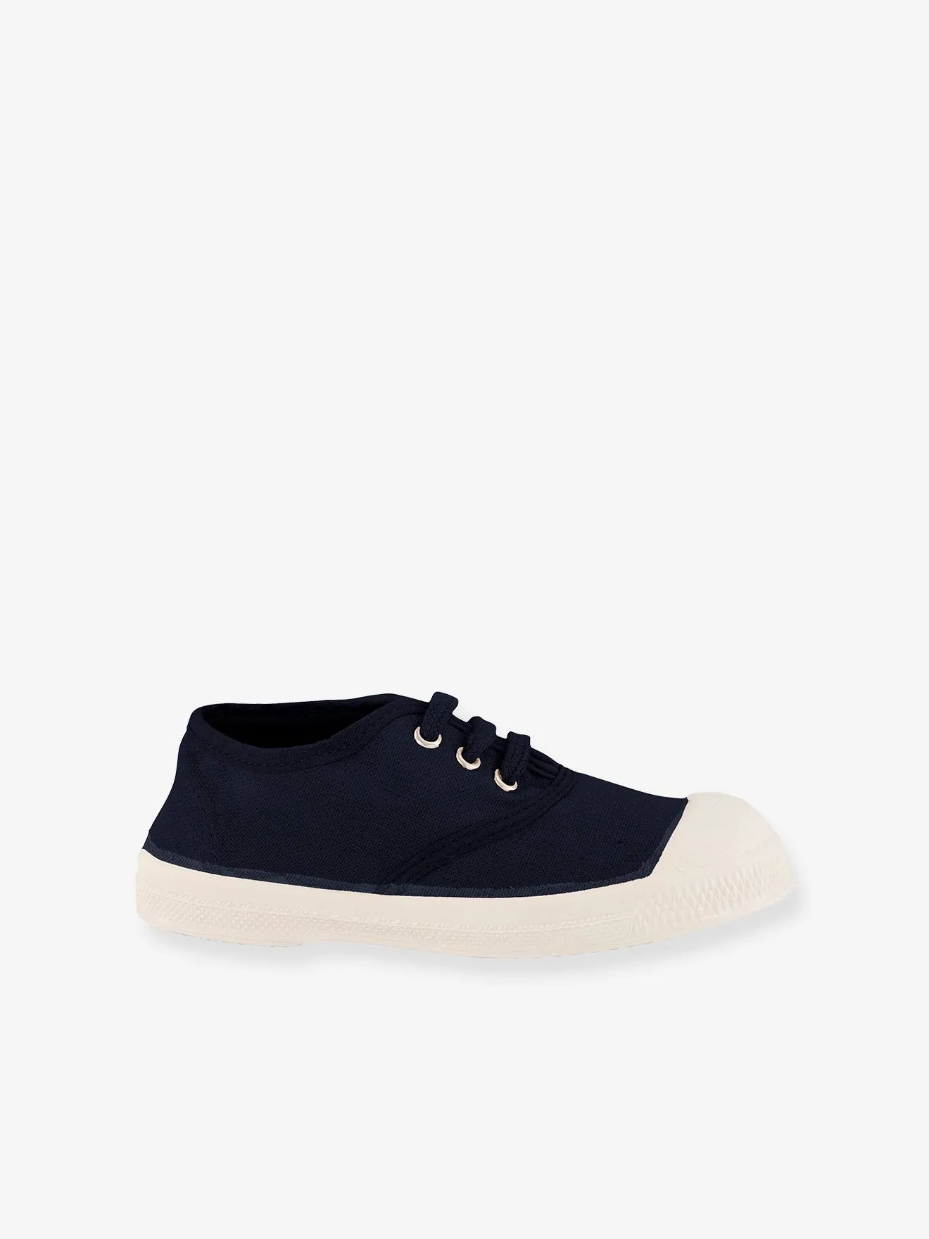BENSIMON  KATOENEN TENNISSCHOENEN VOOR KINDEREN MET VETERSLUITING BENSIMON®  KAKI