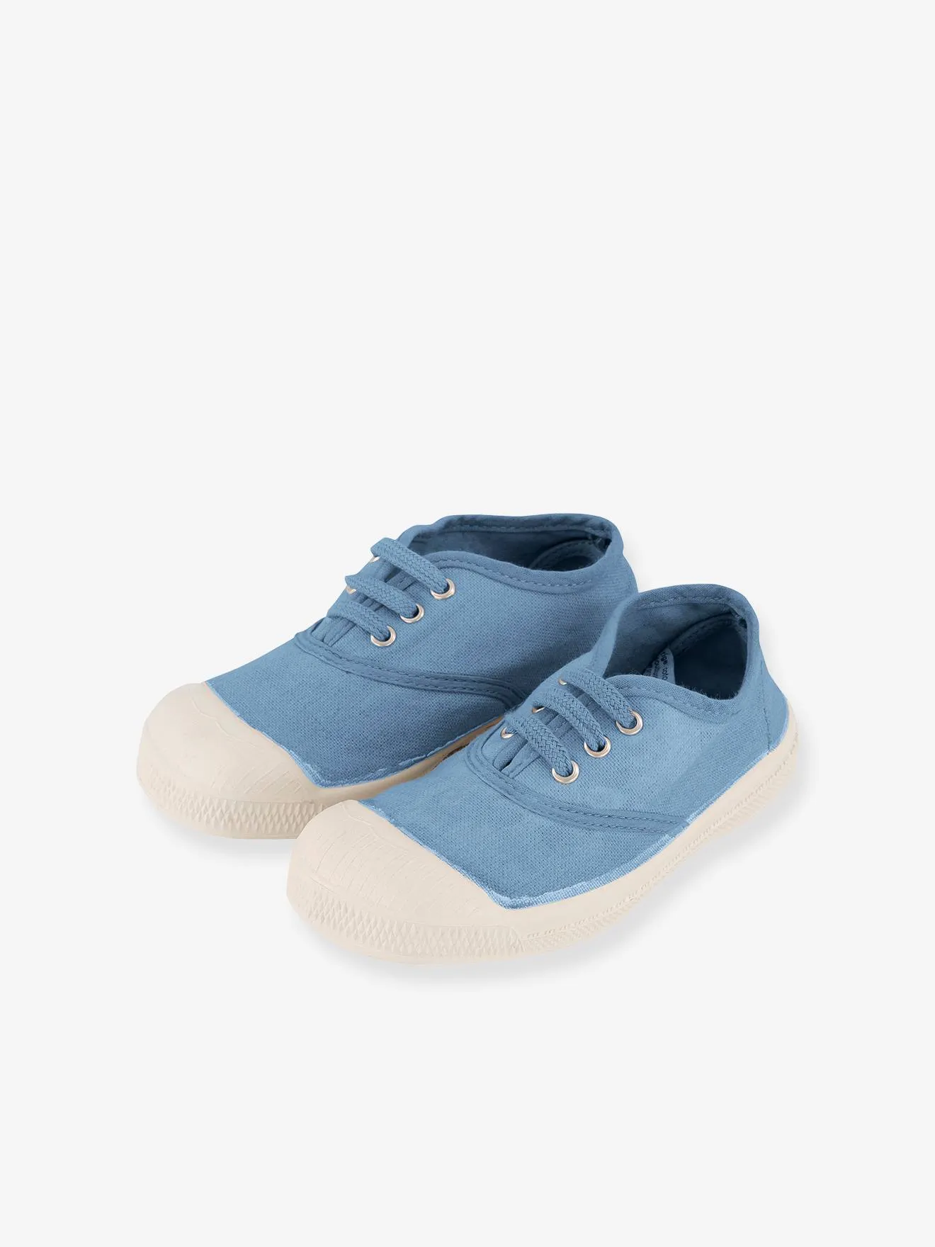BENSIMON  KATOENEN TENNISSCHOENEN VOOR KINDEREN MET VETERSLUITING BENSIMON®  KAKI