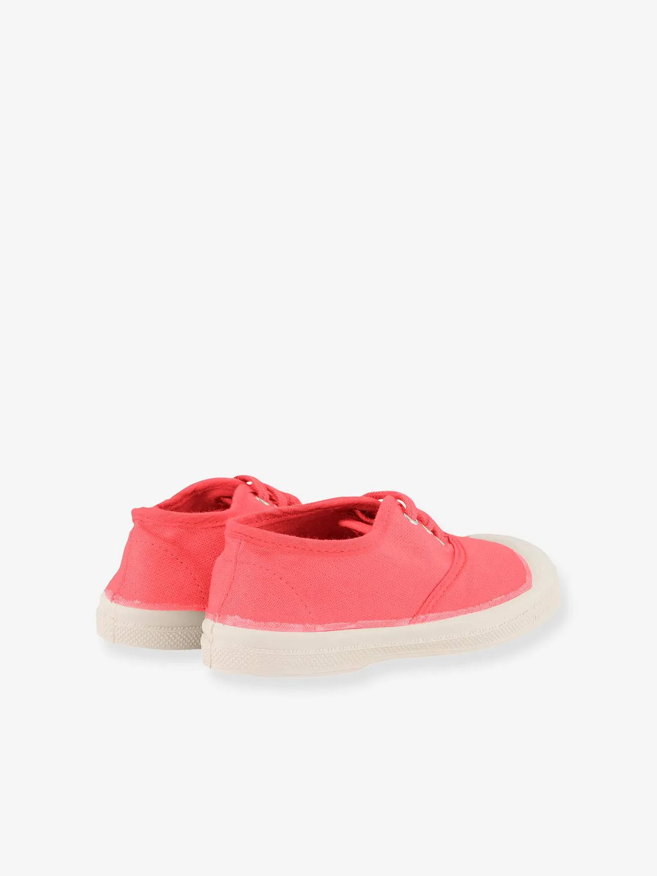 BENSIMON  KATOENEN TENNISSCHOENEN VOOR KINDEREN MET VETERSLUITING BENSIMON®  ROZEN