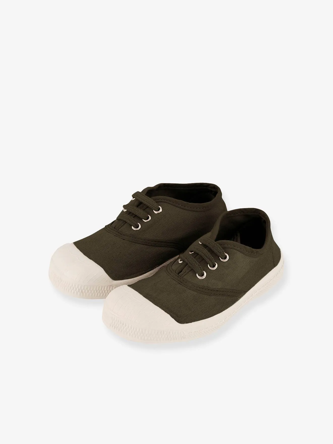 BENSIMON  KATOENEN TENNISSCHOENEN VOOR KINDEREN MET VETERSLUITING BENSIMON®  WIT