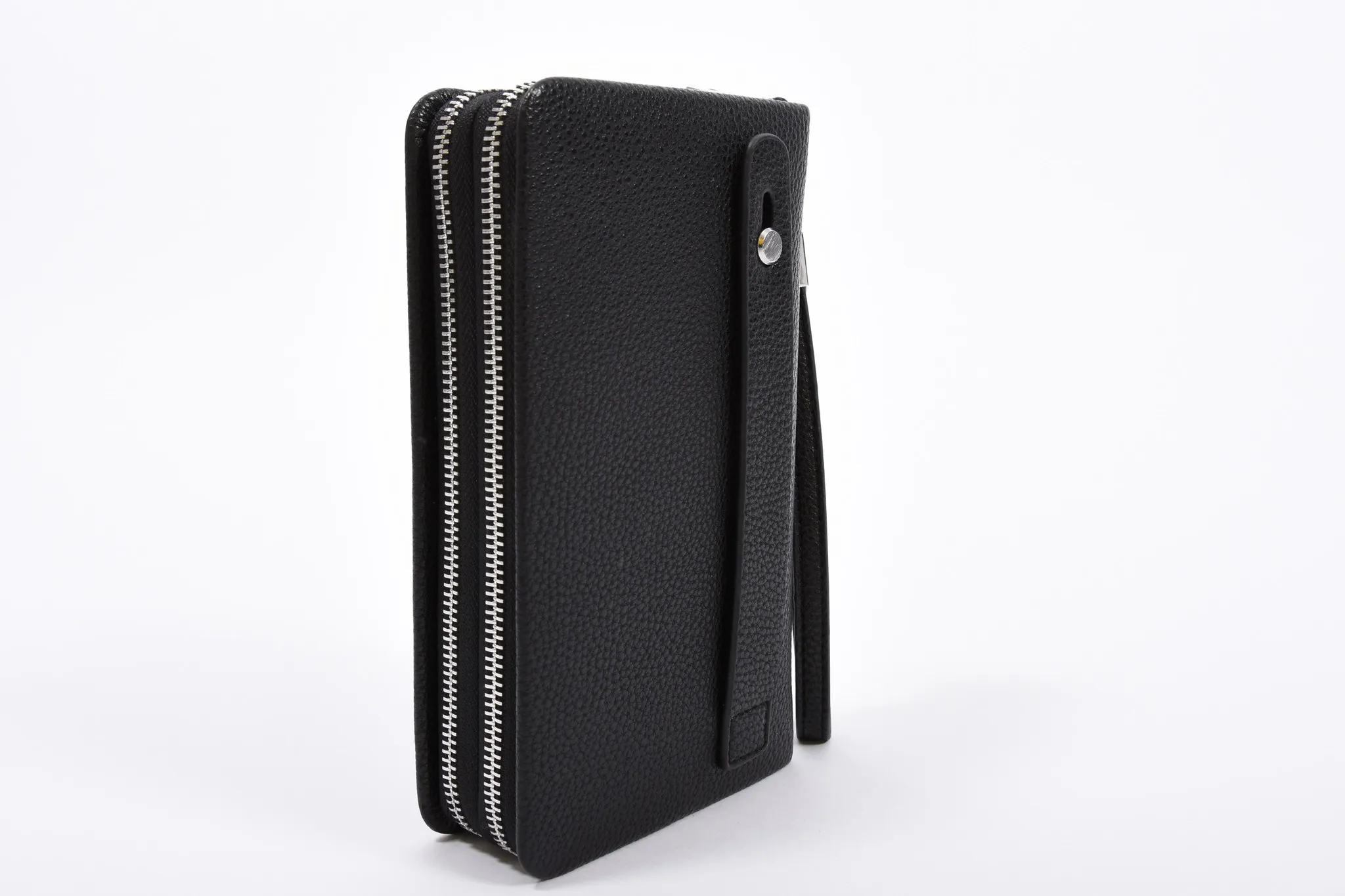 Classic Zip Around Wallet Black
