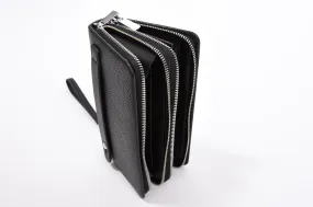 Classic Zip Around Wallet Black