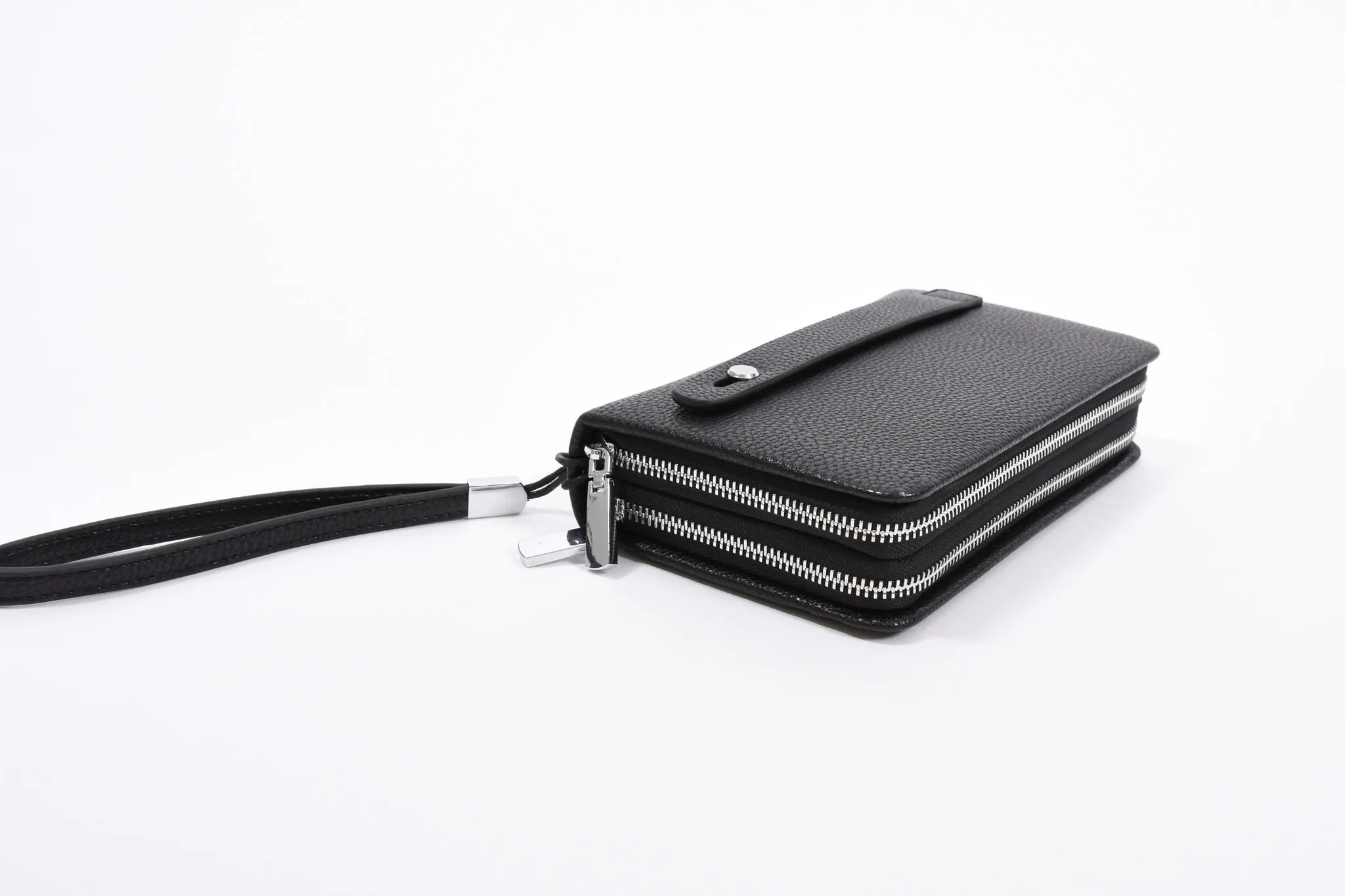 Classic Zip Around Wallet Black