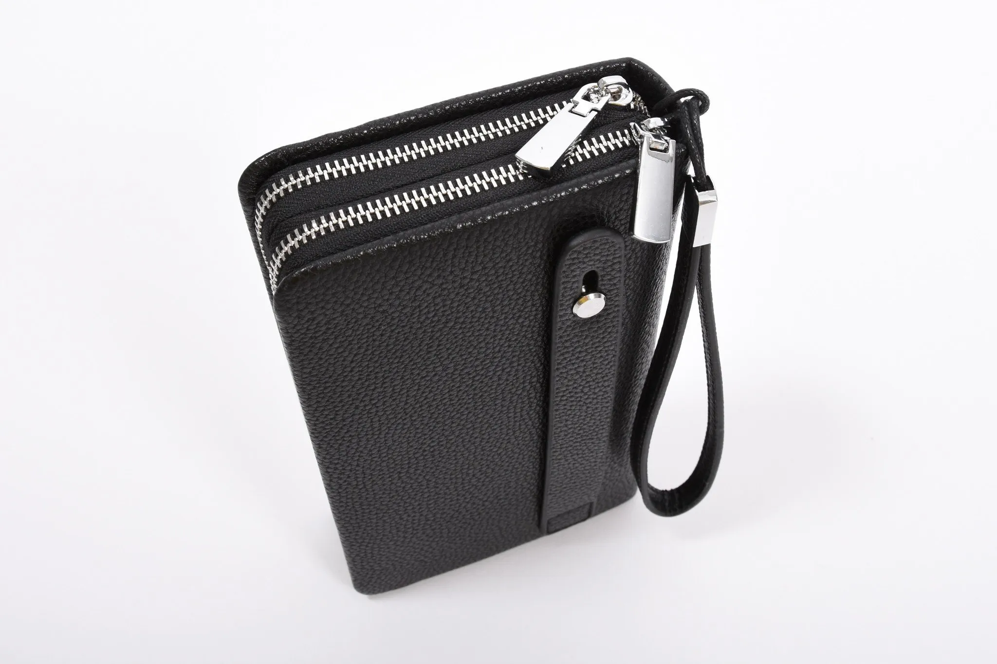Classic Zip Around Wallet Black