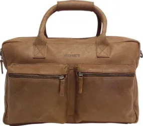 Dstrct Limited Laptoptas 15,6 - Westernbag Cognac