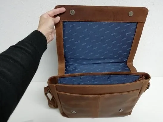 DSTRCT LIMITED MESSENGERBAG / SCHOUDERTAS  COGNAC