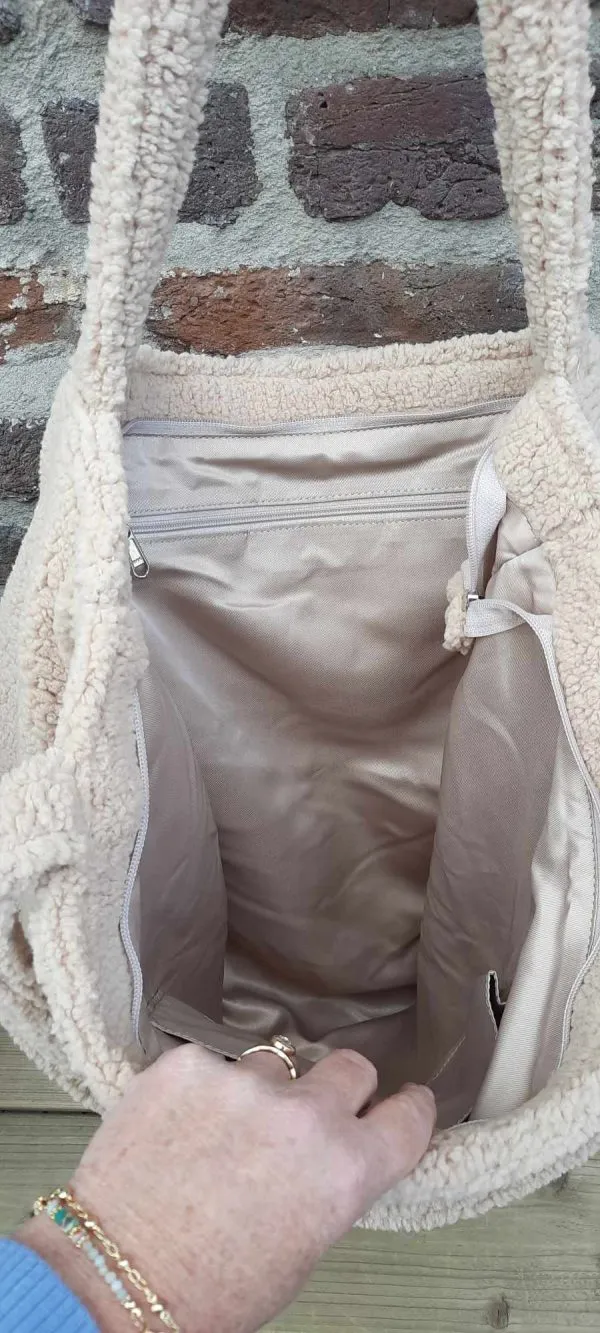 Dstrct Teddy Big Bag tas – Naturel