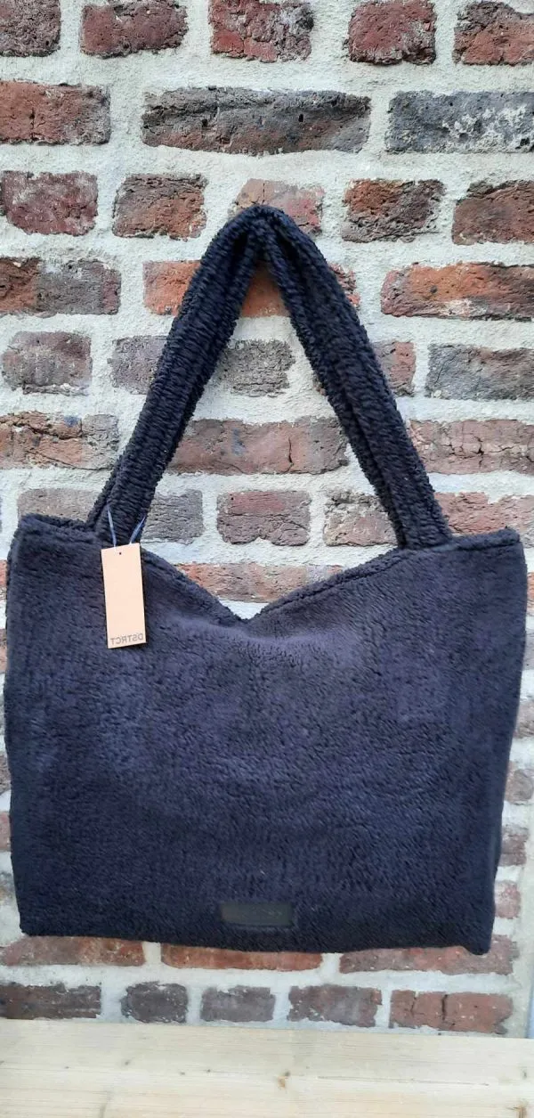 Dstrct Teddy Big Bag tas – Zwart