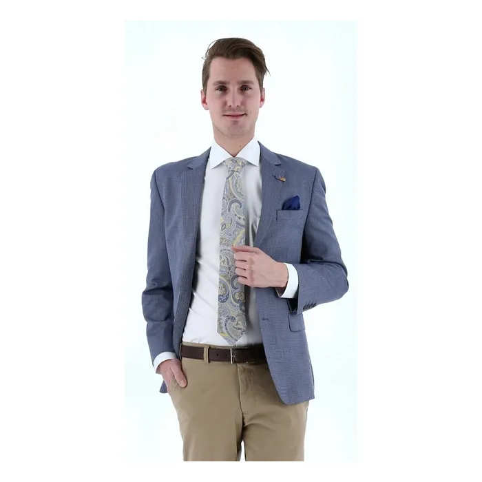 Duffel & Rums colbert blauw