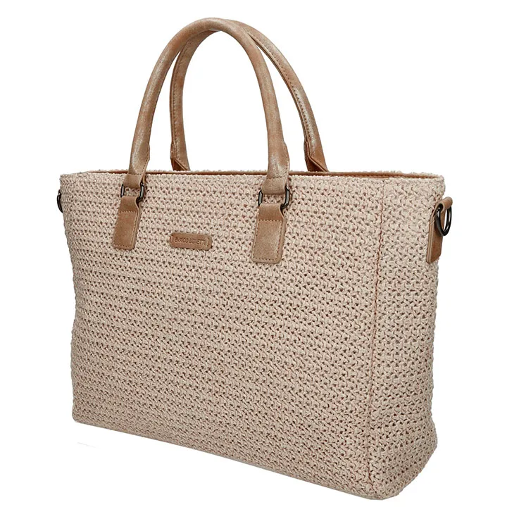 Enrico Benetti Rieten Handtas/Schoudertas Ibiza Beige