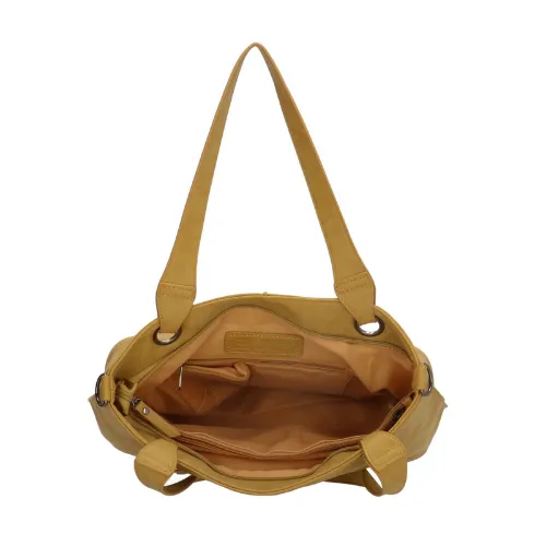 Enrico Benetti ruime shopper June tablet okergeel