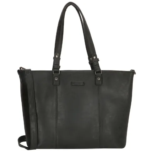 Enrico Benetti schoudertas 15 inch laptopvak Kate zwart