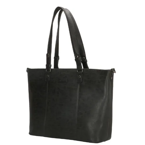 Enrico Benetti schoudertas 15 inch laptopvak Kate zwart