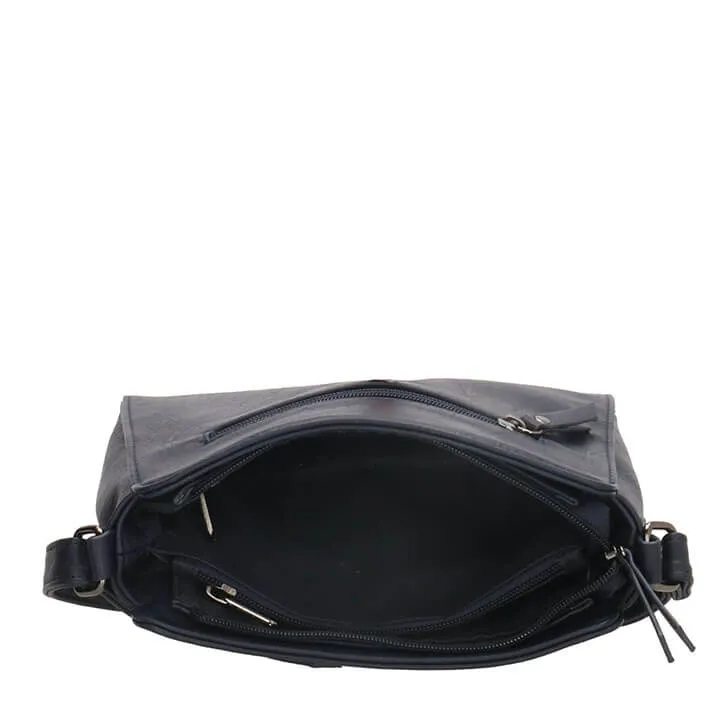 Enrico Benetti Schoudertas Caen Navy Blauw