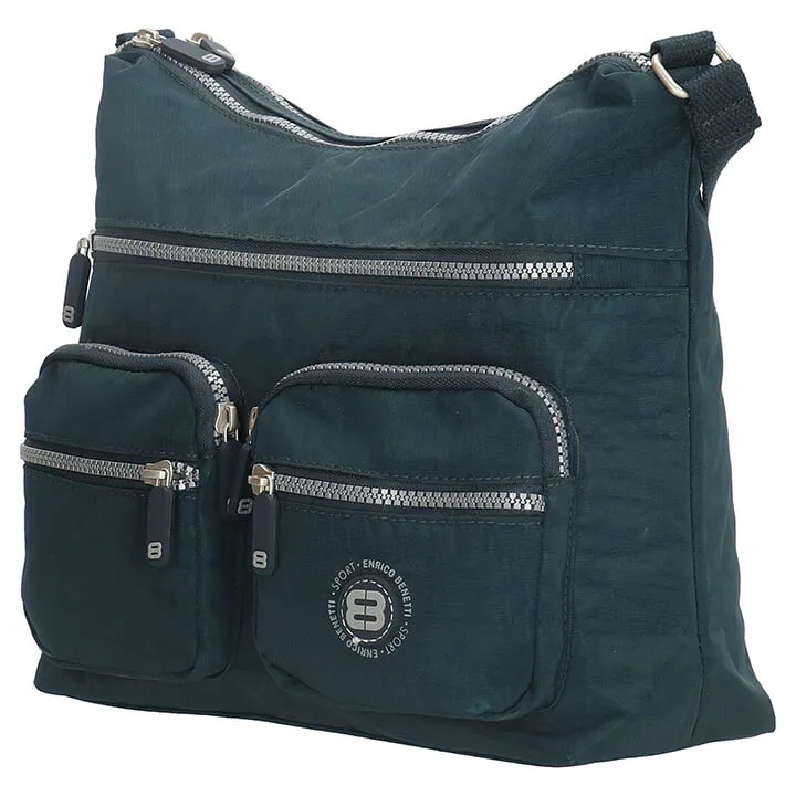 Enrico Benetti Schoudertas Frances Navy Blauw
