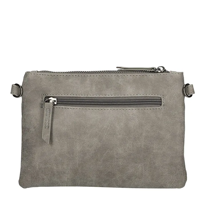 Enrico Benetti Schoudertasje / Clutch Nouméa Mid Grijs