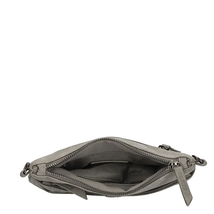 Enrico Benetti Schoudertasje / Clutch Nouméa Mid Grijs