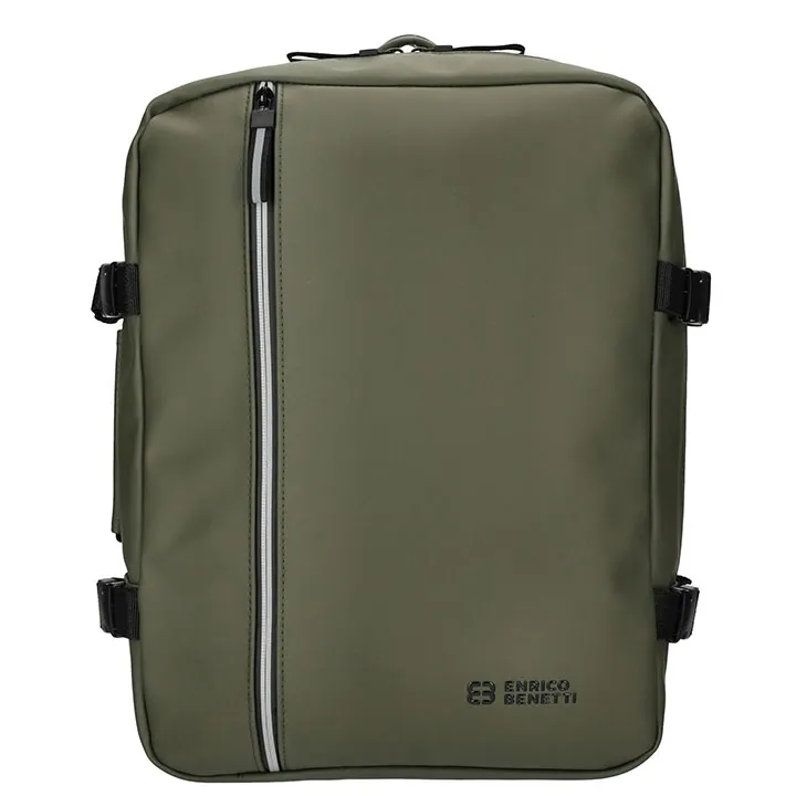 Enrico Benetti Waterproof Cabin Rugzak Underseater 17'' Bergen Olijf