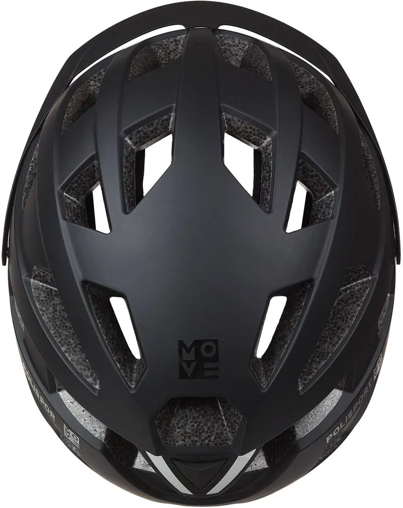 FIETSHELM POLISPORT CITY MOVE M 5458 CM  ZWART