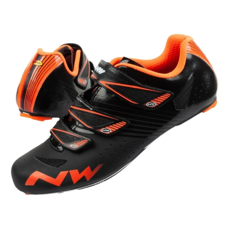 Fietsschoenen Northwave Torpedo 3S M 80141004 06 zwart oranje