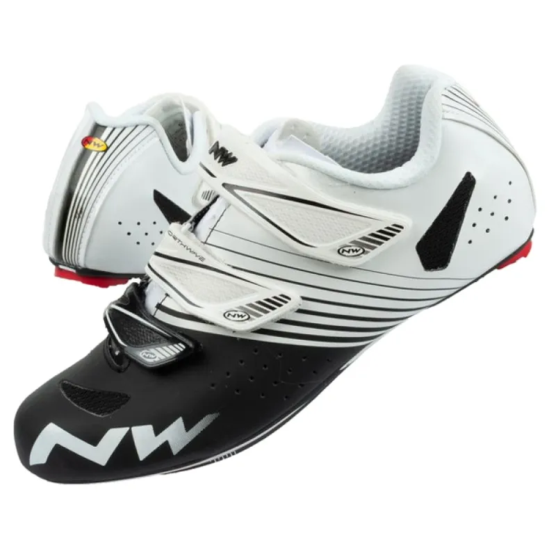 Fietsschoenen Northwave Torpedo 3S M 80141004 51 wit zwart