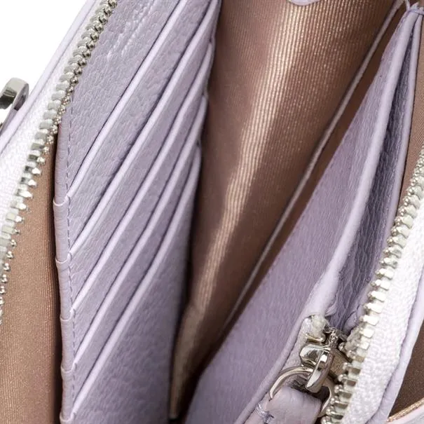 Gianni Chiarini Cross Wallet Lilac
