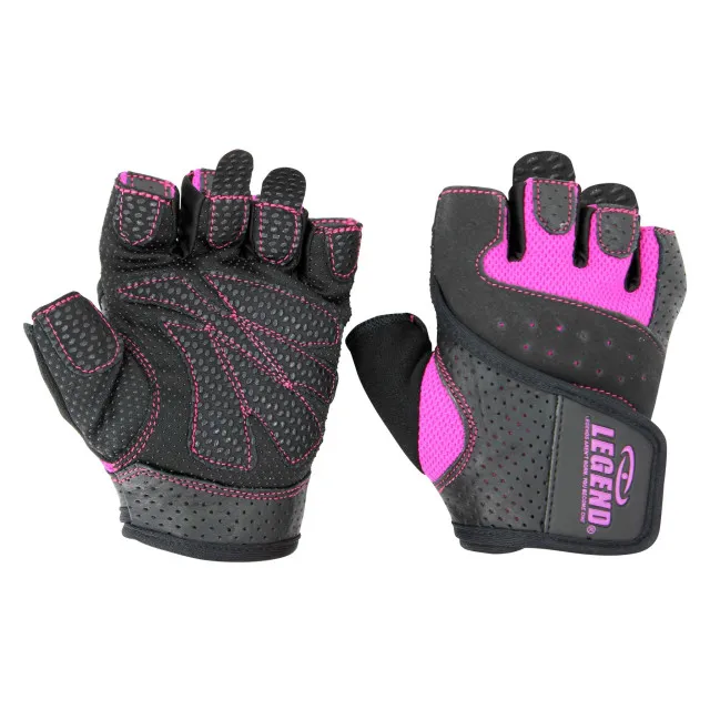 Legend Sports Dames fitness handschoenen leder special edition pink
