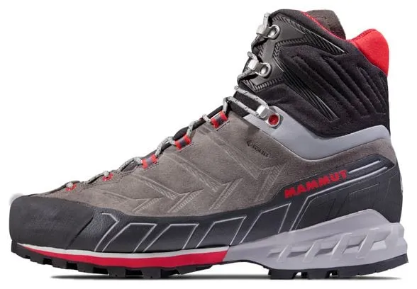 MAMMUT KENTO TOUR HIGH GORETEX BERGSCHOENEN GRIJS/ROOD