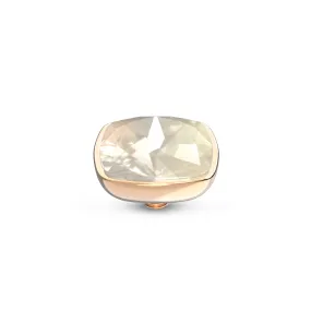 Melano Twisted Circular Steentje White Opal Rosé
