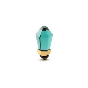 Melano Twisted Icle Steentje Azure Goud