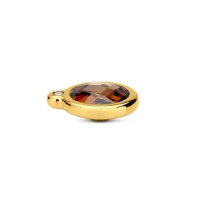Melano Vivid Joined CZ Steentje Champagne | Goud