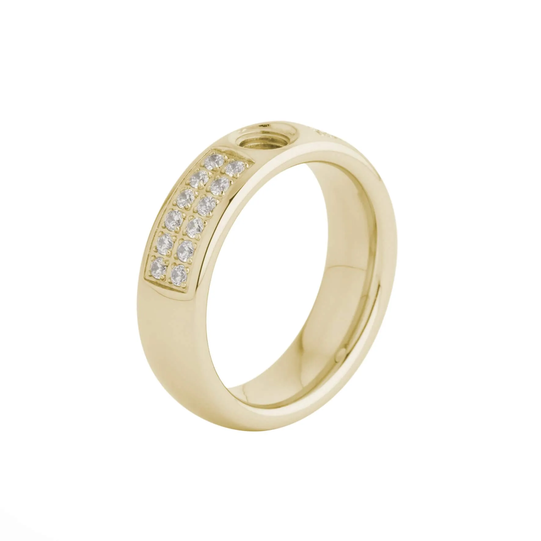 Melano Vivid Ring Vicky CZ Goud | Maat 52