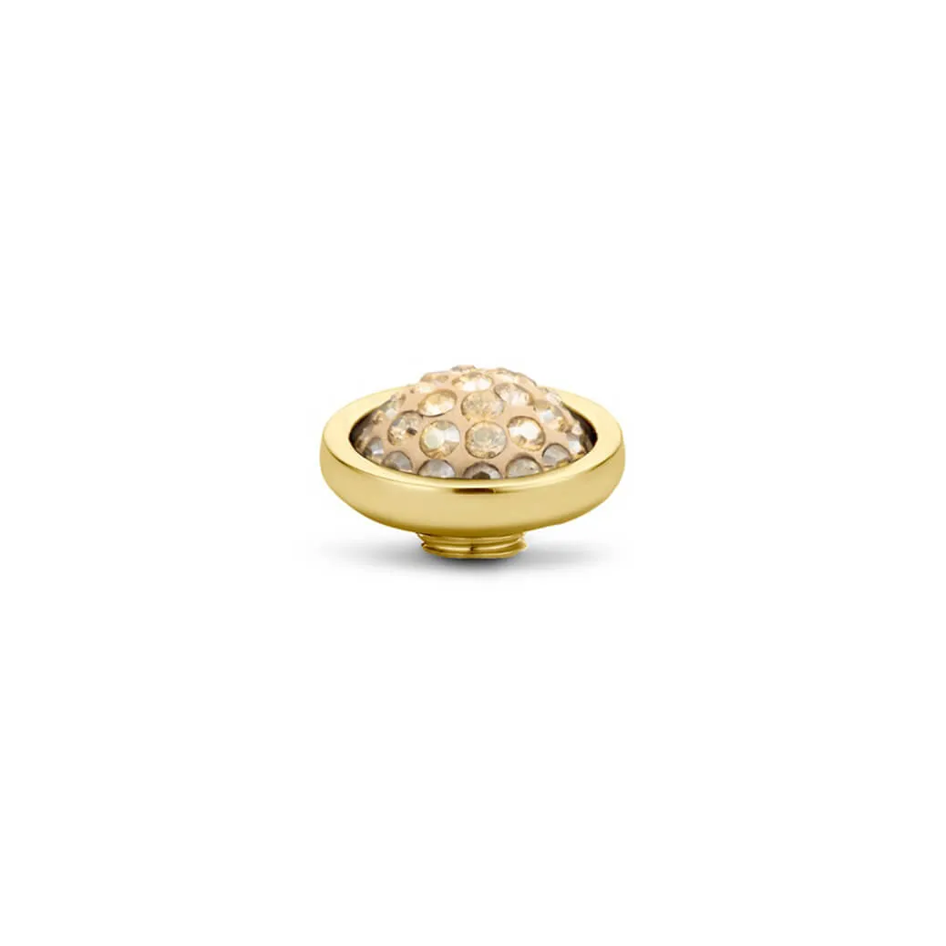 Melano Vivid Shiny Steentje Light Colorado Topaz Goud