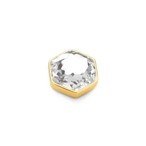 Melano Vivid Sice Steentje Crystal | Goud