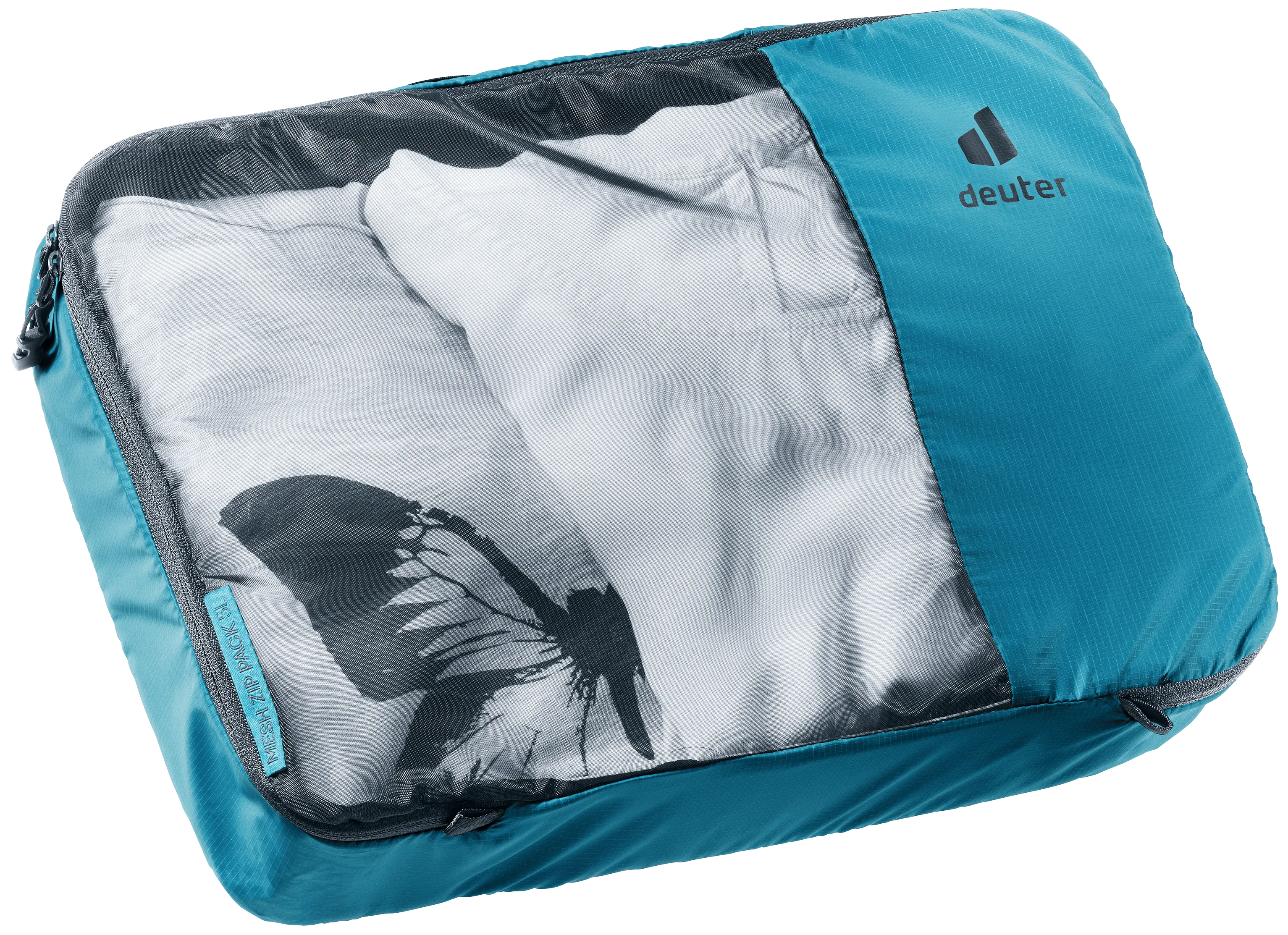 MESH ZIP PACK 5  BLAUW