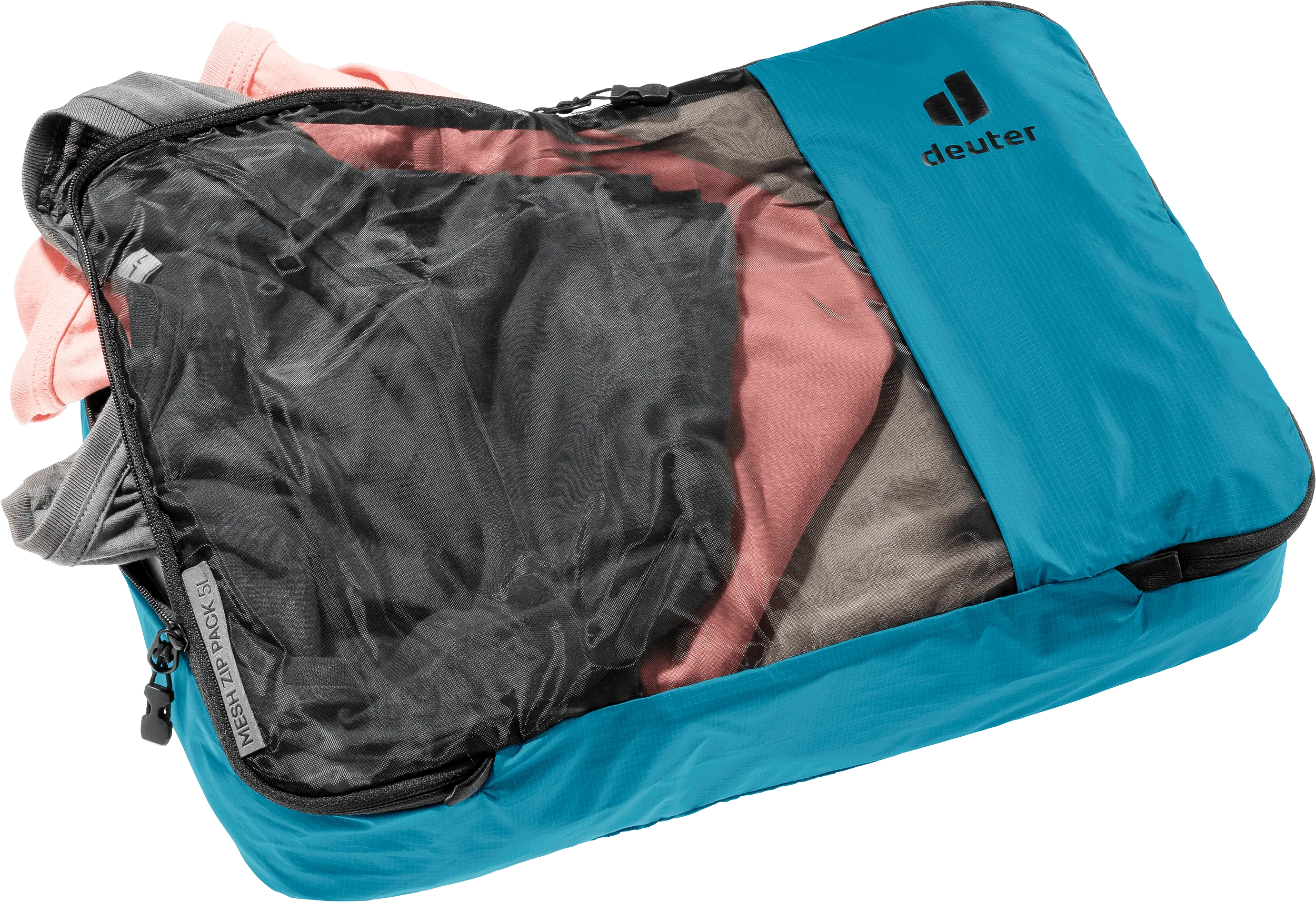MESH ZIP PACK 5  BLAUW