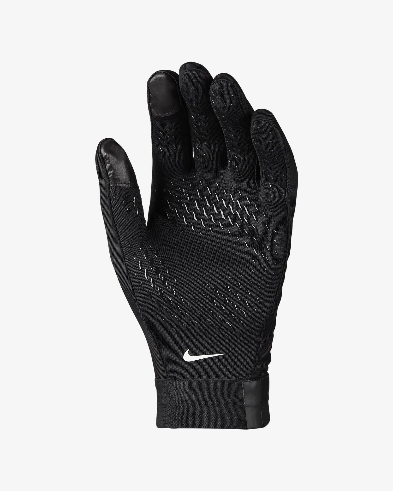 NIKE HANDSCHOENEN SOCCER THERMAFIT ZWART / WIT HEREN