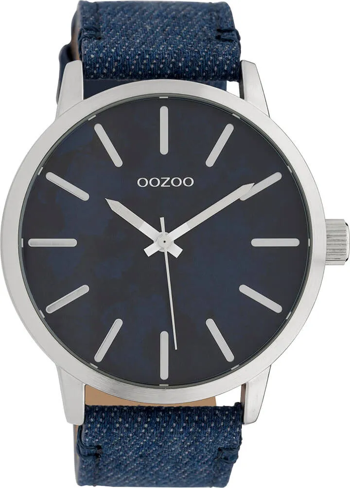 OOZOO Timepieces Horloge Jeans Blauw | C10002